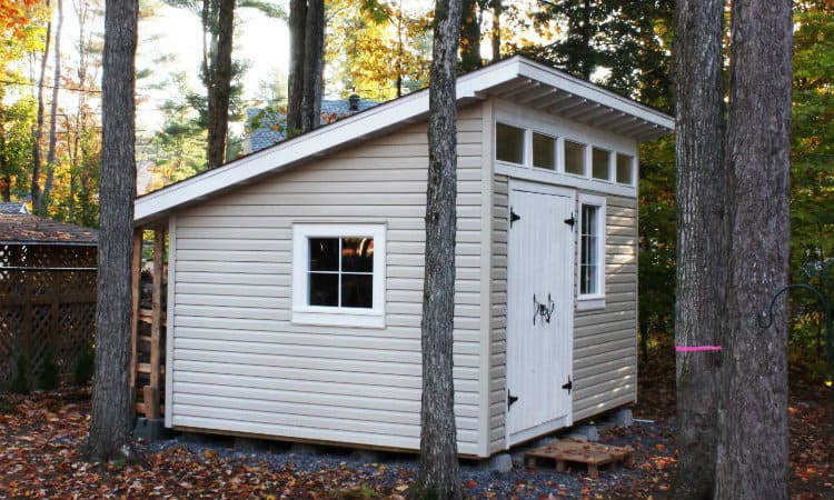 Shed with Overhung Roof