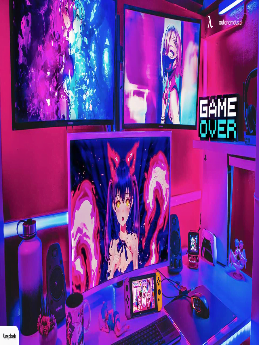 The Anime Gaming Desk