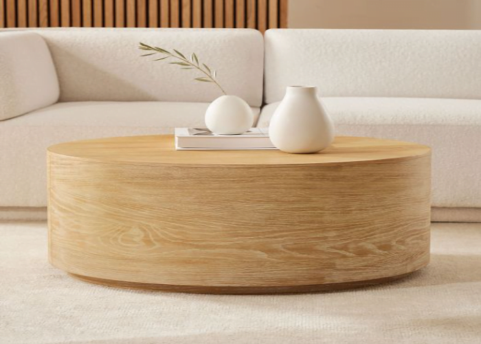 Voluminous Coffee Drum Table