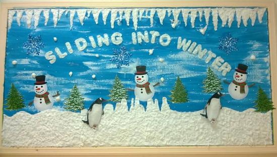  Winter-Themed Bulletin Board