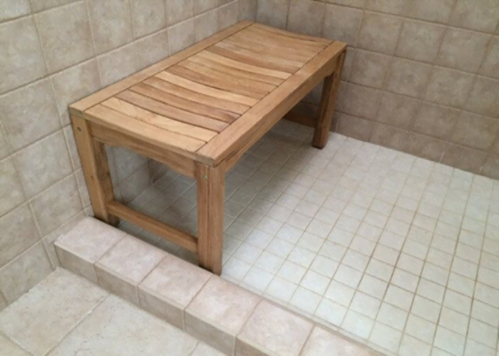Wooden Shower Bench